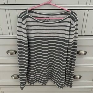 J.crew artist stripe long sleeve tee